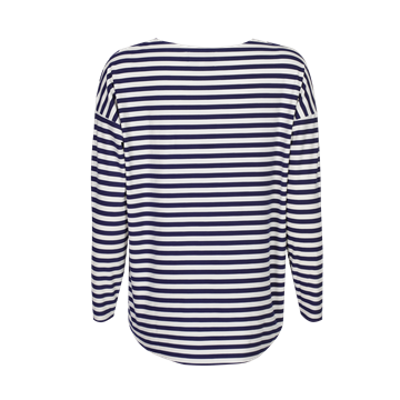 Liberté - Alma Ls Top - Blue Creme Stripe